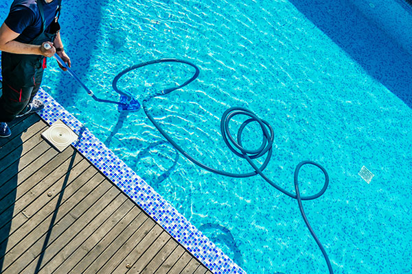 Pool maintenance service in Placer County with clean water and routine pool care