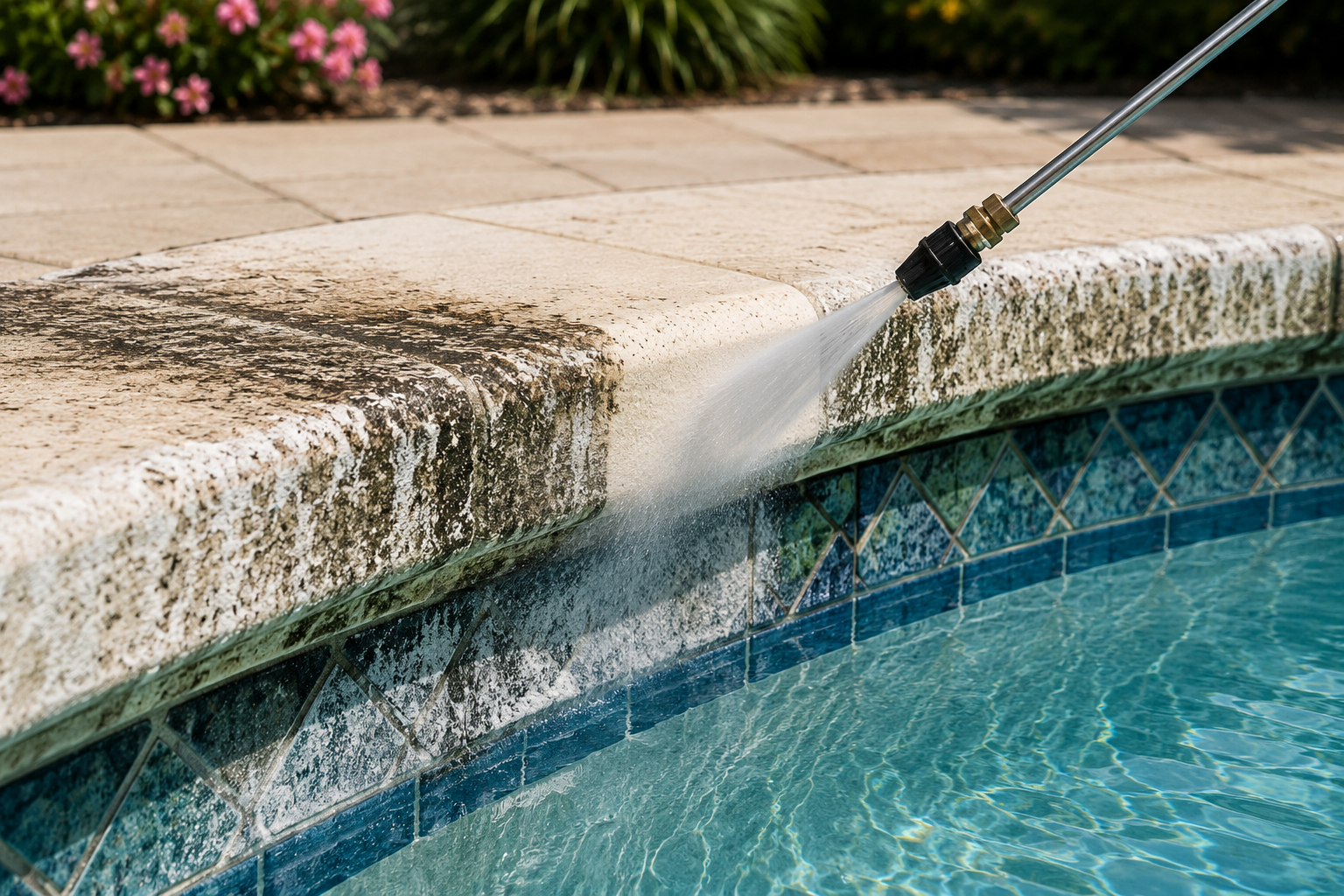 calcium dirt removal from pool